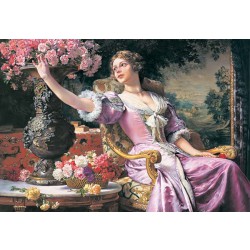 Puzzle 3000 Kopie "Lady in Purple Dress" (Kopie "Lady in Purpl)