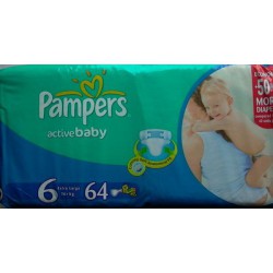 Pampers 6 Active Baby 64ks