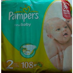 Pampers New baby mini 3-6 108ks