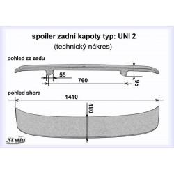 Křídlo UNI 2  /140cm