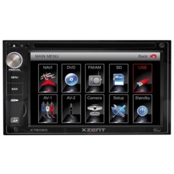 2-DIN Autorádio s navigací Xzent XT8020