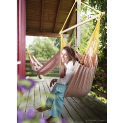 Závěsné houpací křeslo Sonriente hammock chair C160, pink