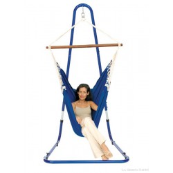 Závěsné houpací křeslo Cariňo hammock chair C160, blue