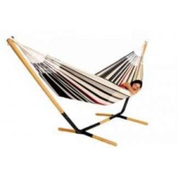 Houpací síť Arhuaco hammock H160, black/white