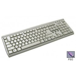 KME klávesnice 2201 Standart Keyb. CZ, PS/2 - bílá