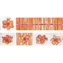 RAKO Listela India, vícebarevná - 25 x 5 cm - WLAGE251 (14kusů/bal)