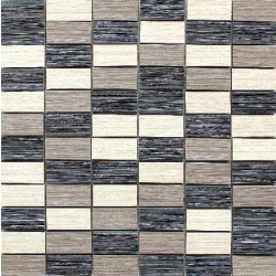 ARMONIE Mozaika Seta mix grigio 30x30 cm (1ks/bal)