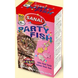 Sanal PARTY FISH mix rybiček losos,tuňák (Sanal PARTY FISH mix)