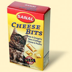 SANAL Cheesebits  (SANAL Cheesebits plněné granulky se sýrem/k)