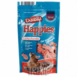 Esquisita Happies tabletky losos+pstruh  (Měkký vitamínový pam)
