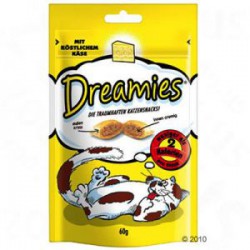 Svačinka pro kočky Dreamies 60 g sýr