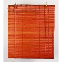 Bambusová roleta 60x200cm - oranžová (Bambusové rolety Rol)