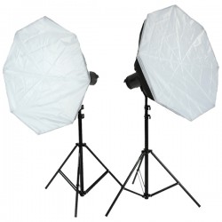 Walimex PRO 400/400 Studioset+softboxy