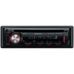 Kenwood KDC-4047UA (MP3/WMA CD/USB-Receiver s čelním AUX-vstup)