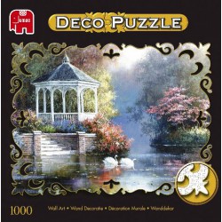 PUZZLE 1000 dílků-ALTÁNEK U JEZERA (DINO-DECO)