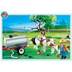 KRÁVY NA PASTVĚ -PLAYMOBIL (PLAYMOBIL)