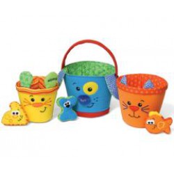 PAIL PETS - ZVÍŘECÍ KYBLÍČKY -6 ti dílná sada (INFANTIN)