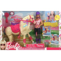 PANENKA BARBIE A JEJÍ KŮŇ ŠAMPION (MATTEL)