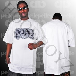 Pelle Pelle lucky chess back s tee white