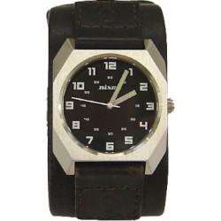 Nixon  The Scout Leather Black