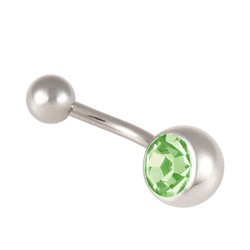 Tribal Piercing do pupíku JBL1peridot