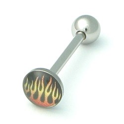 Tribal Piercing do jazyka FIRE HRPP211