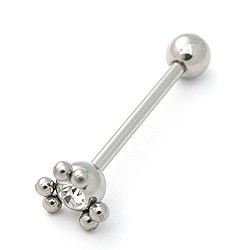 Bodypiercing Piercing do jazyka XB4 19c