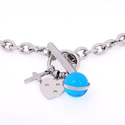 Storm Náhrdelník Storm Baril Charm Aqua