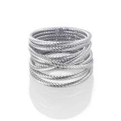 Storm Prsten Cartel Twist Silver