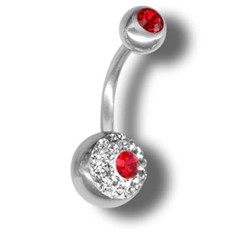 Tribal Piercing s krystaly Swarovski Eye F