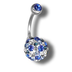 Tribal Piercing s krystaly Swarovski Sphere F