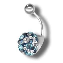 Tribal Piercing s krystaly Swarovski Sphere M