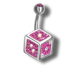 Tribal Piercing s krystaly Swarovski Dice G