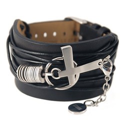 Storm Náramek Storm Ox Cuff Black