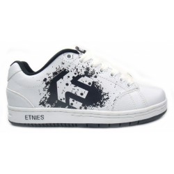 boty W ETN CINCH WHT/BLK/PO.PO B