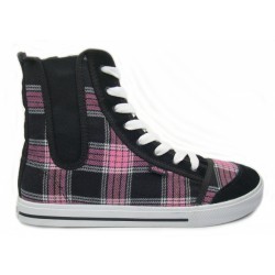 boty W ETN ZANZA BLK/PINK/WHT B