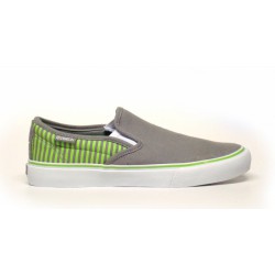 boty W CIRCA 50W SLIPS CHARC/GRN STRIPES C