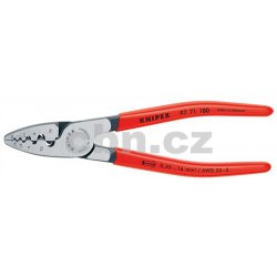 Lisovací kleště na dutinky 9771180 Knipex,  rozsah 0,25-16 mm2,