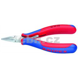 Knipex 3522115 montážní kleště pro elektroniku, půlkulaté čelist