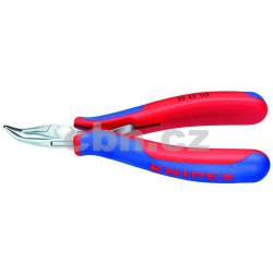 Knipex 3542115 montážní kleště  pro elektroniku, půlkulaté čelis