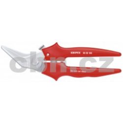 Knipex 9505185 zahnuté nůžky na lepenku a plast 185 mm