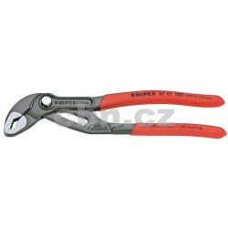 Sika kleště Cobra 8701180 Knipex - 180 mm (trubky do 1 1/2", mat