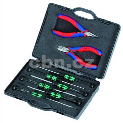 Knipex  sada nářadí pro elektroniku 002018  (štipky 7702115, kle