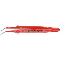 Izolovaná pinzeta pro elektroniku 923764 Knipex, zahnuté hroty